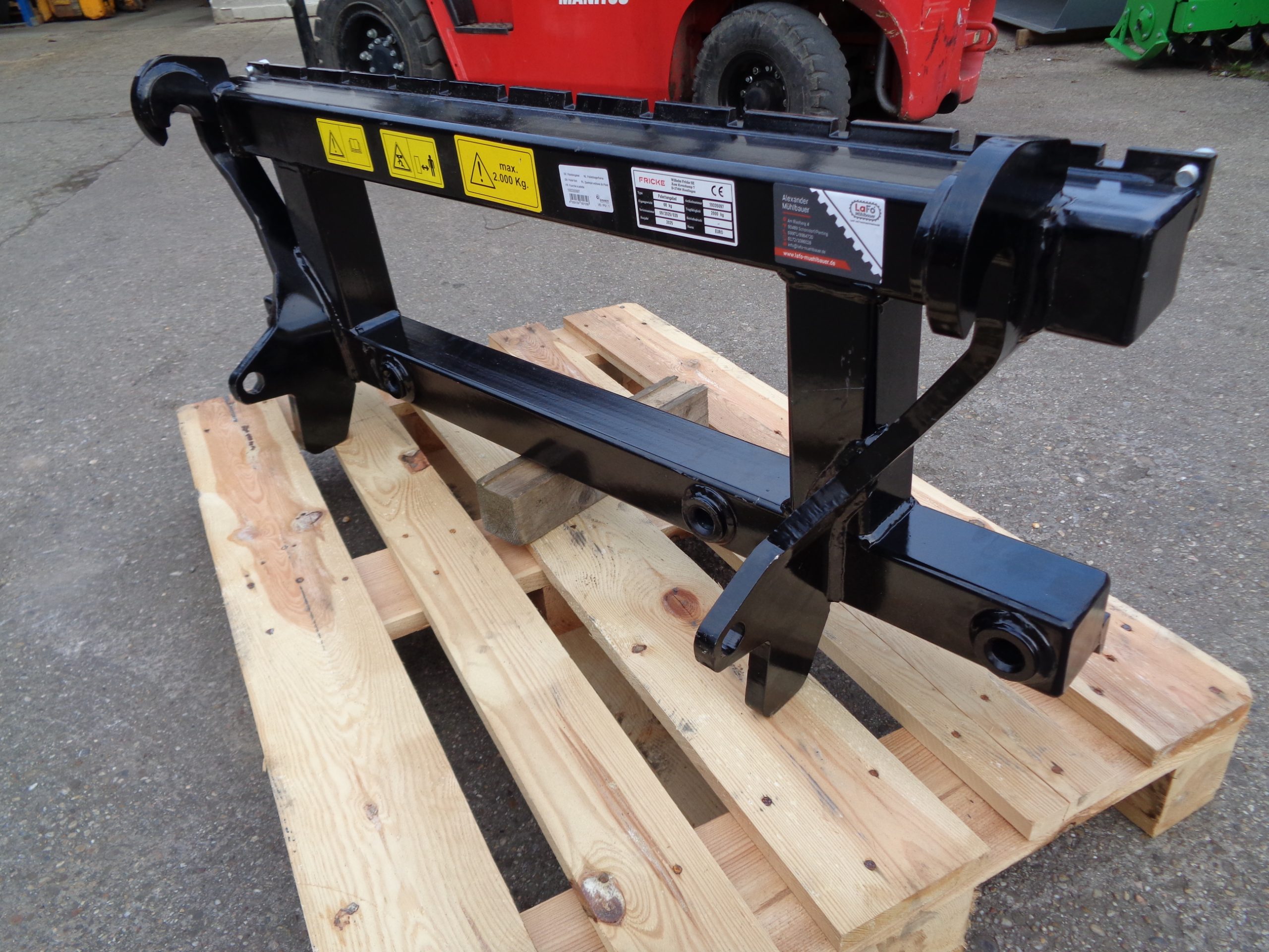Gabelträger 19335097 Euronorm 1,20m/2000kg mit vier Konusbuchsen – Bild 2